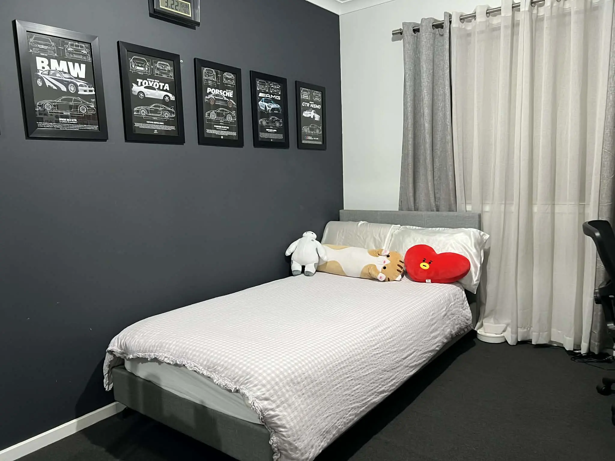 Clean bedroom after professional home cleaning service in Melbourne