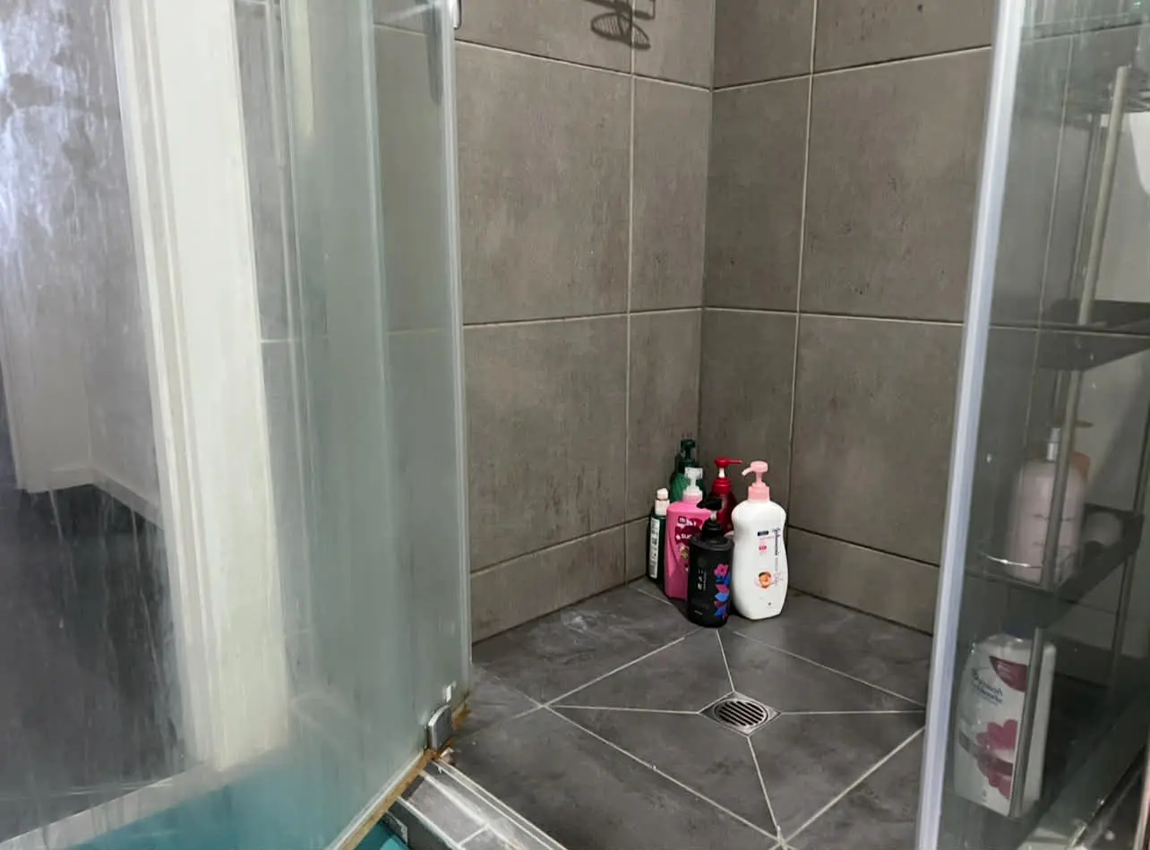 Dirty shower before bathroom cleaning service in Melbourne