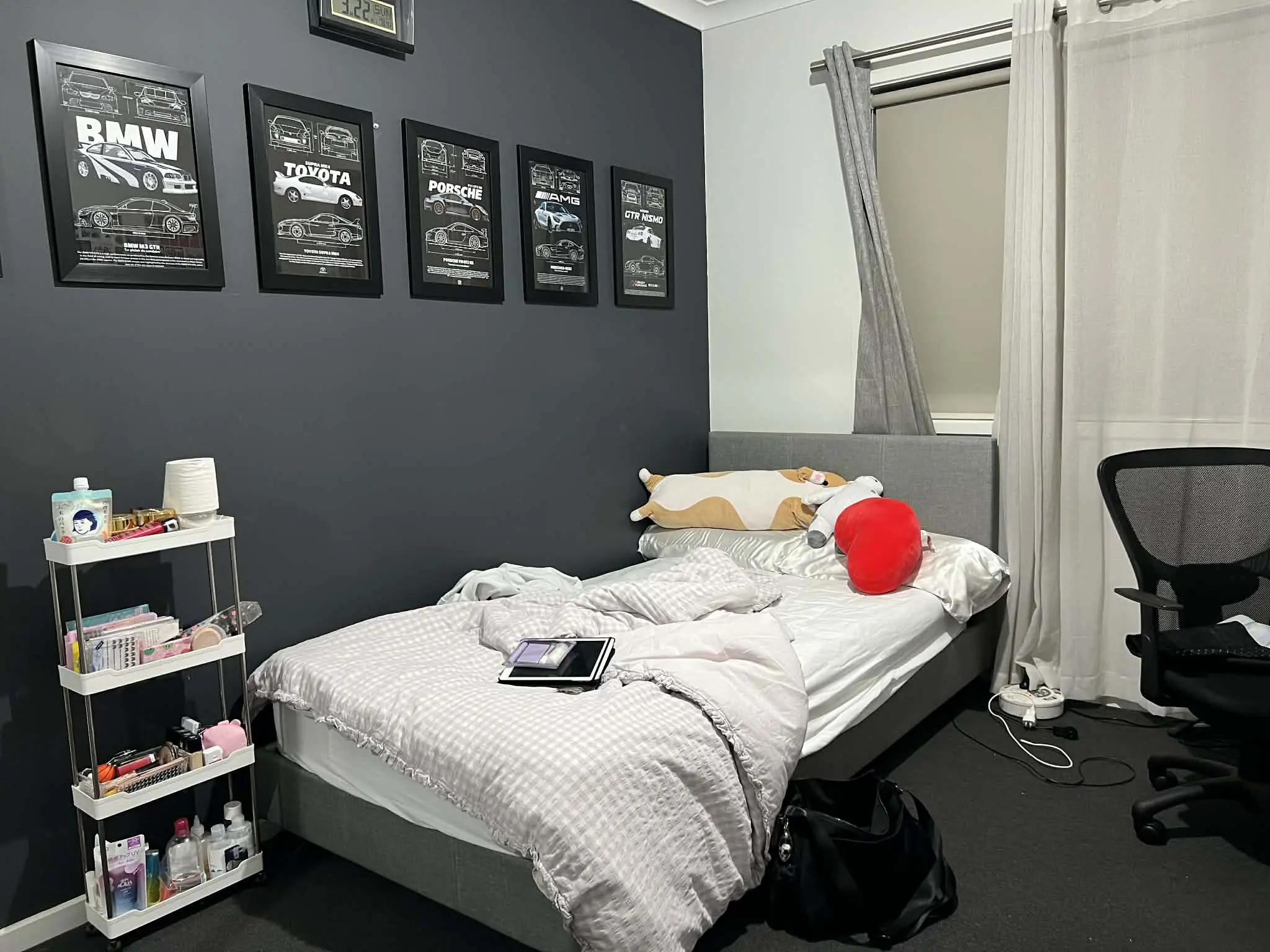 Messy bedroom before home cleaning service in Melbourne